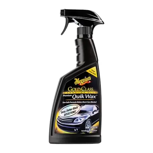 Meguiar's G7716 Gold Class Carnauba Quik Wax, Special Blend for Richness and Shine, Clear Coat Safe Meguiar's Quik Wax, Spray that Leaves Lasting Results without Residue, 16 Oz Containe (Pack of 6) - 4