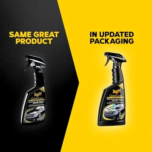 Meguiar's G7716 Gold Class Carnauba Quik Wax, Special Blend for Richness and Shine, Clear Coat Safe Meguiar's Quik Wax, Spray that Leaves Lasting Results without Residue, 16 Oz Containe (Pack of 6) - 3
