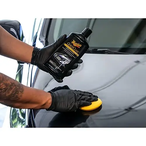 Meguiar's Gold Class Carnauba Plus Premium Liquid Wax Kit with Pure Carnauba Wax Blend and a Foam Applicator Pad for Keeping Glossy Paint Protected Like a Pro, 16 Oz Bottle (Pack of 2) - 6
