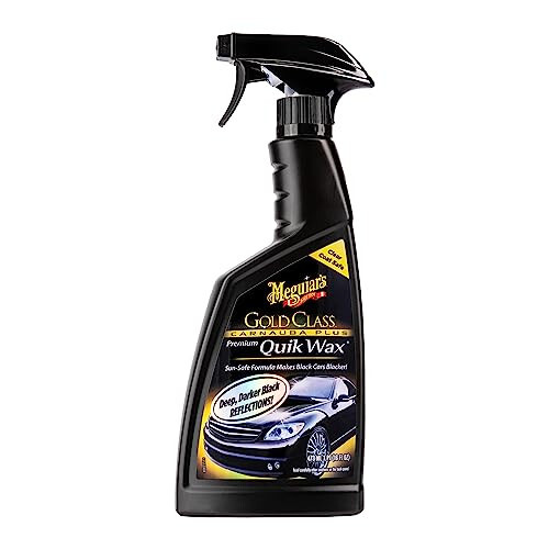 Meguiar's Gold Class Carnauba Plus Premium Quik Wax - Premium Spray Wax for a High Gloss Finish - Easy Application Carnauba Wax - 16 Oz - 1