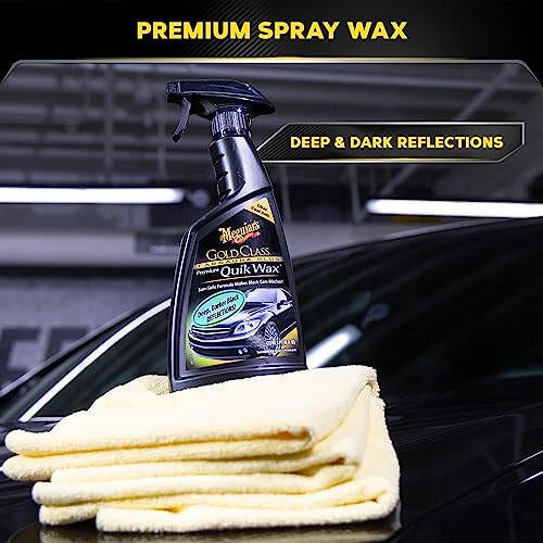 Meguiar's Gold Class Carnauba Plus Premium Quik Wax - Premium Spray Wax for a High Gloss Finish - Easy Application Carnauba Wax - 16 Oz - 6