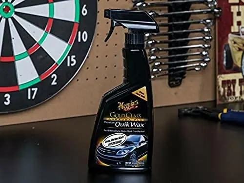 Meguiar's Gold Class Carnauba Plus Premium Quik Wax - Premium Spray Wax for a High Gloss Finish - Easy Application Carnauba Wax - 16 Oz - 5