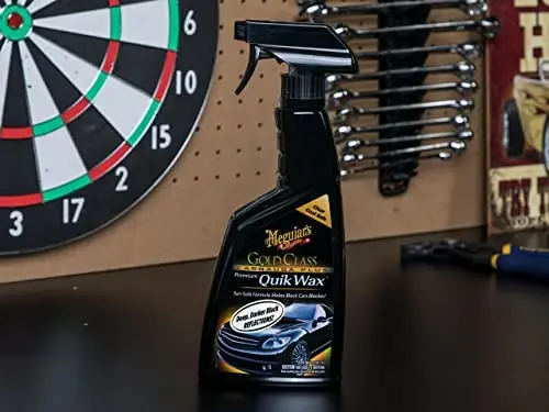 Meguiar's Gold Class Carnauba Plus Premium Quik Wax - Yuqori porloq qoplamalar uchun premium sprey mum - Oson qo'llaniladigan Carnauba mumi - 16 untsiya - 4