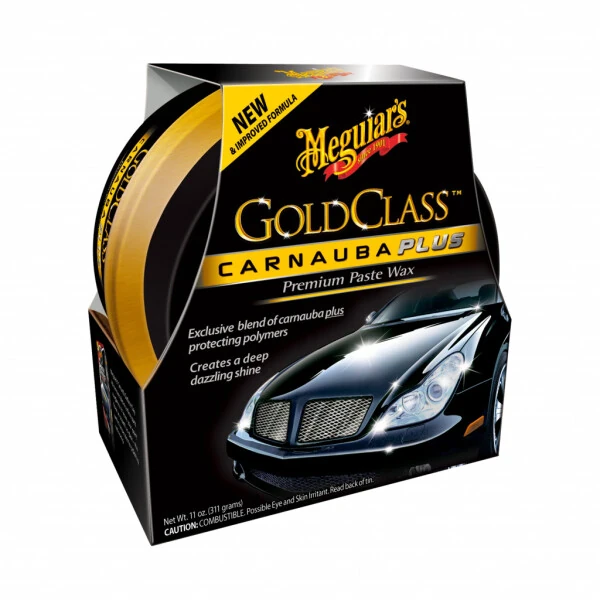 Meguiar's Gold Class Karnauba Plus Premium Polirol Pastasi, G7014J, 11 untsiya - MEGUIAR'S