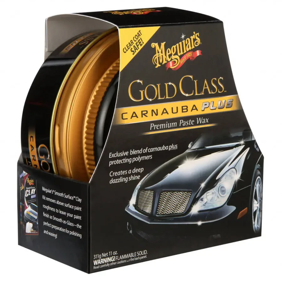 Meguiar's Gold Class Karnauba Plus Premium Polirol Pastasi, G7014J, 11 untsiya - 11