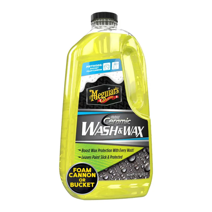 Meguiar's Hybrid Ceramic Wash & Wax, G240748, 48 oz, Liquid - 1