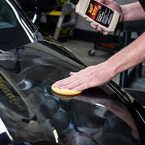 Meguiar's Professional Hi-Tech Yellow Wax M2616 - Yellow Carnauba Wax Blend for Long-Lasting Protection with a Deep Gloss & Shine, Easy Application with Professional Results, 16 Oz - 1
