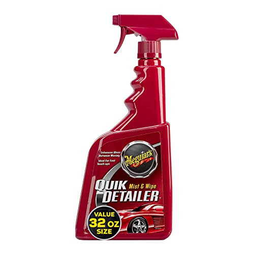 Meguiar's Quik Detailer Mist and Wipe - The Perfect Car Detailing Spray to Lightly Clean With a Quick and Easy Gloss Enhancement - 32 Oz - 1