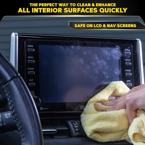 Meguiar's Quik Interior Detailer - Perfect for Car Interior Detailing - Quick and Easy Cleaning that's Safe on Plastic, Vinyl, Leather and More - Car Interior Cleaner and Protectant - 24 Oz - 3