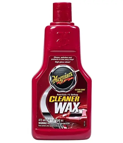 Meguiar's Tozalovchi Mum - Suyuq Avto Mum, Tozalaydi, Parlatdi va Himoya Qiladi - Ishlatish Oson, Uzoq Davom etadigan Yorqinlik - 473 ml - MEGUIAR'S