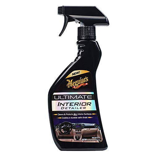 Meguiar's Ultimate İç Detaylandırıcı, 15.2 Oz - Bu Hepsi Bir Arada Temizleyici ve UV Koruyucu ile İç Mekanınızı Koruyun ve Güçlendirin - Yağlı Olmayan, Saten Bir Bitişle Araç İç Mekan Bakımı İçin Mükemmel - 1