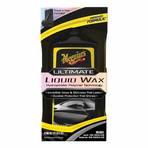 Meguiar's Ultimate Liquid Wax Long-Lasting Easy to Use Synthetic Wax, G210516, 16 oz - 8