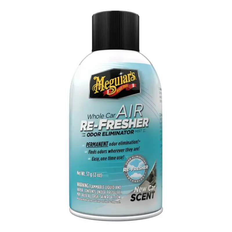 Meguiar's Whole Car Air Re-Fresher Hidi Eliminator Mist, Yangi Mashina Hidi, G16402, 2 oz - Modazone