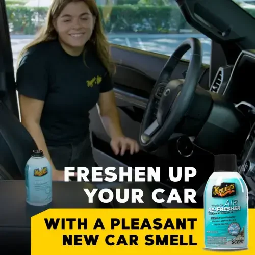 Meguiar's Whole Car Air Re-Fresher Odor Eliminator Mist, New Car Scent, G16402, 2 oz - Modazone (1)