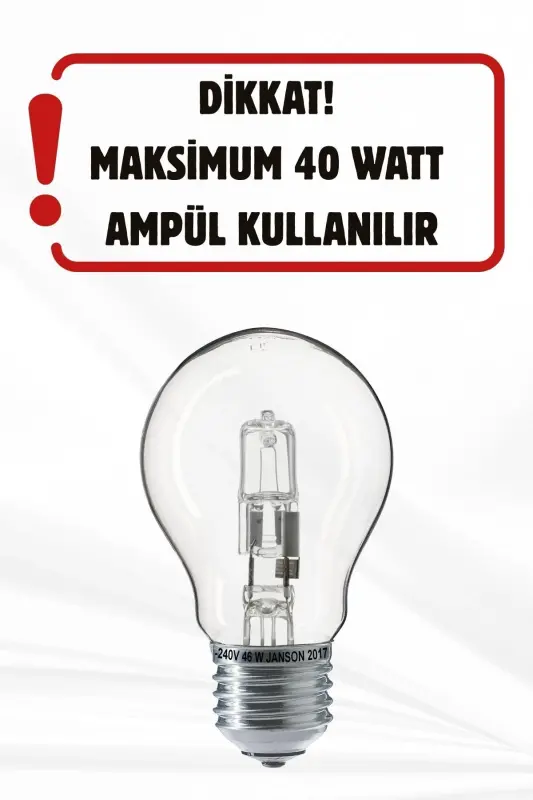 Mehmonxona - Oshxona - Yotoq xonasi Avtentiq Eskigan Uchta Chiroqli Oshnoq Chandelier - 3