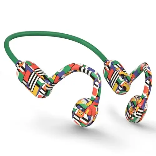 Mehomeli Kids Eshitish vositalari, Bluetooth 5.2 Havo o'tkazuvchan Ochiq quloqli eshitish vositalari, 85dB ovoz balandligini cheklash-Sariq - 1