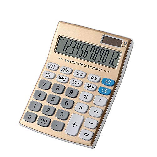 Meichoon Stol Kalkulyatori Standart Funksiyali Quyosh Batareyasi Ikki Quvvatli 12 Xonali Katta LCD Displeyli Ofis/Uy Uchun Elegant Dizayn KA05 - 6
