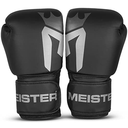 Meister [Critical] Boxing Gloves - Ergonomic High-Density Training Gloves - 8/12/16 Ounce - 2