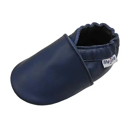 Mejale Baby Leather Shoes Infant Toddler Soft Sole Moccasins Shoes Boys Girls Pre-Walkers - 1