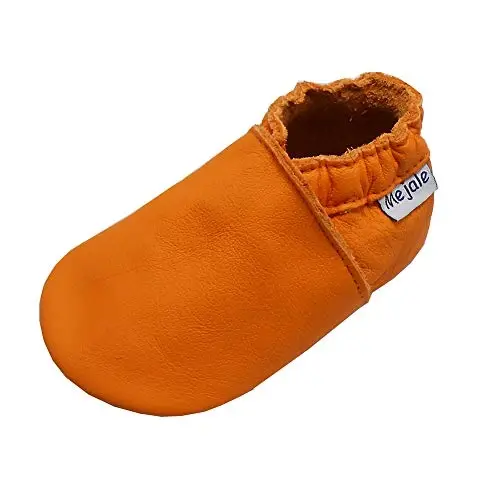 Mejale Baby Leather Shoes Infant Toddler Soft Sole Moccasins Shoes Boys Girls Pre-Walkers - 1
