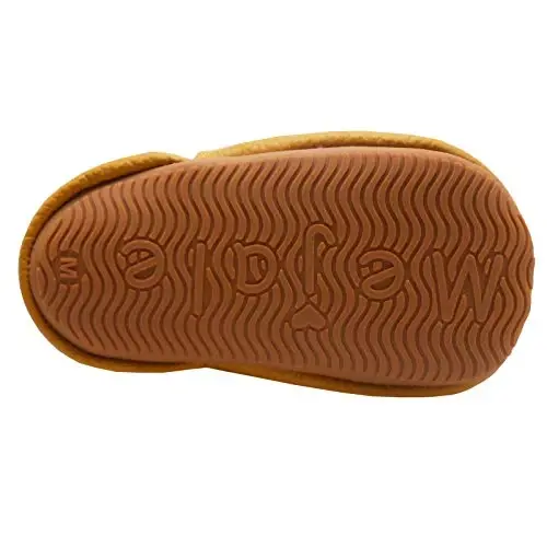 Mejale Baby Rubber Sole Shoes Boy Girl Infant Crawling Toddler Moccasins Leather Walking Anti-Slip Newborn Mini Kids Crib Boots - 2