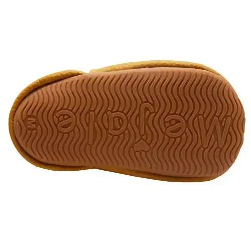 Mejale Baby Rubber Sole Shoes Boy Girl Infant Emmaklash Toddler Moccasins Teri Walking Anti-Slip Yangi Tug'ilgan Mini Bolalar Beshik Etiklari - 2