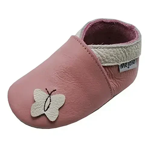 Mejale Baby Shoes Yumshoq Taglik Charm Moccasinlar Multfilm Kapalak Go'dak Yurgizuvchi Birinchi Qadam Terliklar - 1