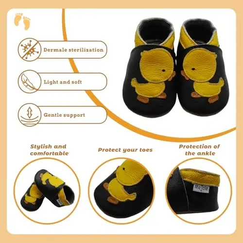 Mejale Baby Shoes Yumshoq Taglik Teri Emaklash Moccasinlari Multfilm Yulduz Chaqaloq Yürüy boshlagan Birinchi Qadam Terliklar - 4