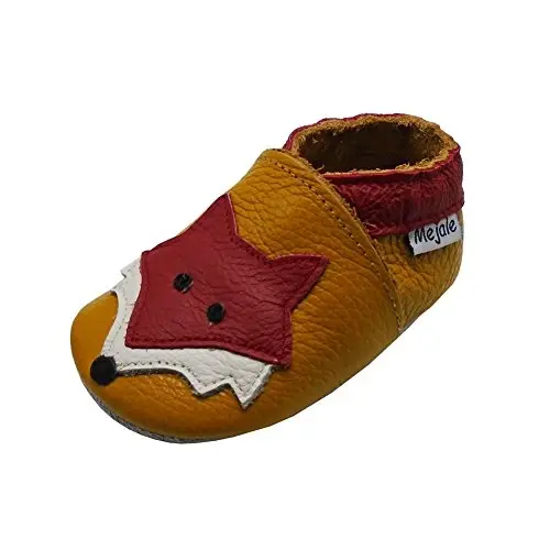 Mejale Baby Shoes Soft Sole Leather Moccasins Cartoon Butterfly Infant Toddler First Walker Slippers - MEJALE