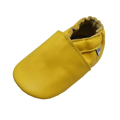 Mejale Baby Leather Shoes Infant Toddler Soft Sole Moccasins Shoes Boys Girls Pre-Walkers 