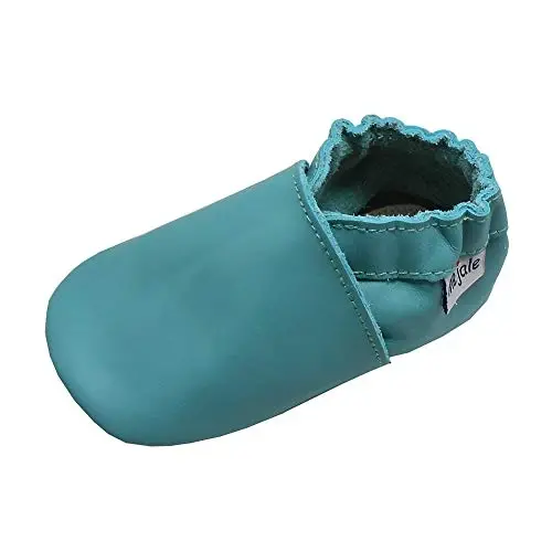 Mejale Baby Leather Shoes Infant Toddler Soft Sole Moccasins Shoes Boys Girls Pre-Walkers 