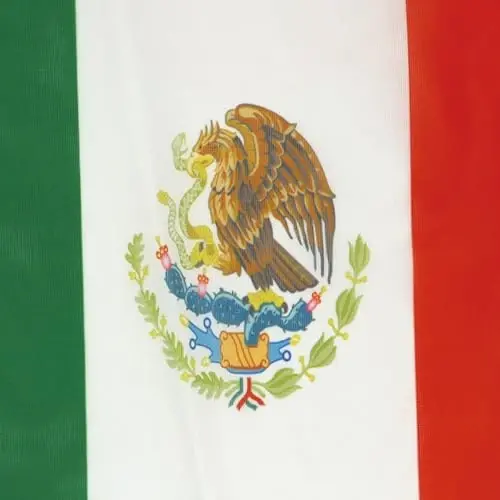 Mexico NAUTICAL Flag 18'' x 12'' - Mexican flags 30 x 45 cm. - Banner 12x18 in for boat - AZ FLAG - 3