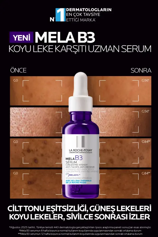 Mela B3 Qorong'i Dog'larga Qarshi Serum 30ml - 8