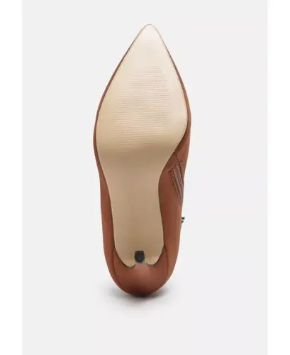 MELBA Womens Pointed Toe Stiletto Boot - 27