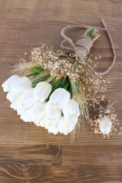 Melia To'y Gullasi Namuna Namuna Issiq Lolalar Cipso 2 ta To'plam - YAPAY ÇIÇEK DEPOSU