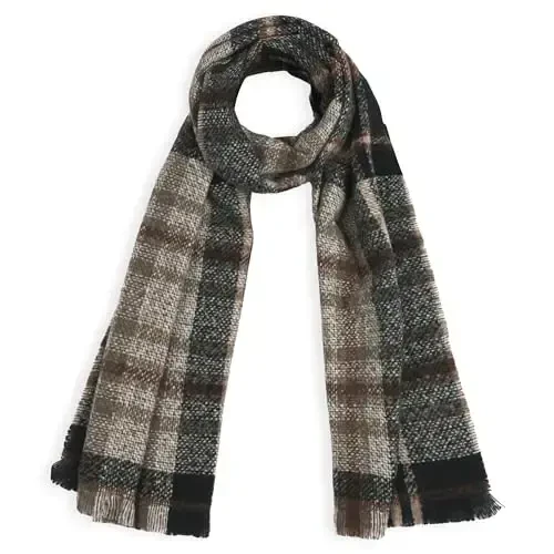 MELIFLUOS DESIGNED IN SPAIN Ayollar modasi sharflari Uzun ro'mol Kardigan O'rash Katta issiq uzun sharflar - 1