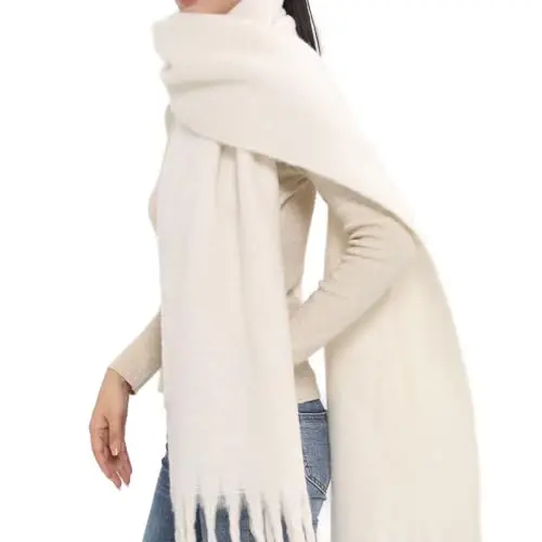 MELIFLUOS DESIGNED IN SPAIN Ayollar uchun moda ro'mollari Uzun ro'mol Kardigan O'rash Katta Issiq Uzun Ro'mollar - 5