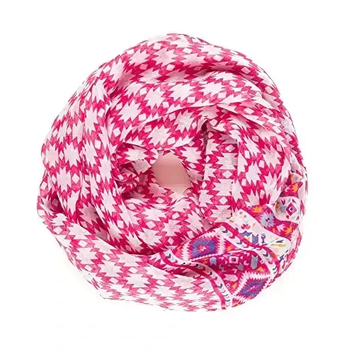 MELIFLUOS DESIGNED IN SPAIN Scarf for Women Lightweight Geometric Fashion For Summer Fall Scarves Shawl Wraps - 3