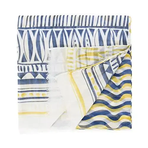 MELIFLUOS DESIGNED IN SPAIN Scarf for Women Lightweight Geometric Fashion For Summer Fall Scarves Shawl Wraps - 3