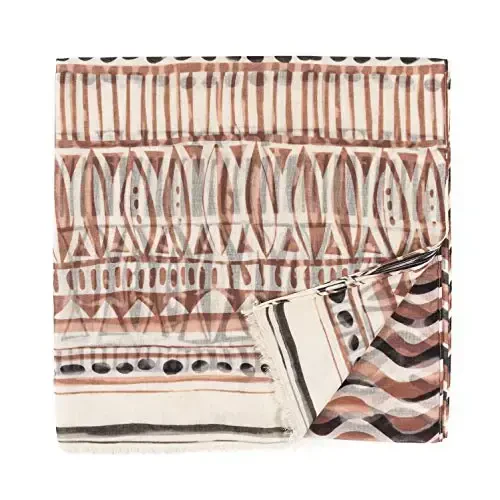 MELIFLUOS DESIGNED IN SPAIN Scarf for Women Lightweight Geometric Fashion For Summer Fall Scarves Shawl Wraps - 4