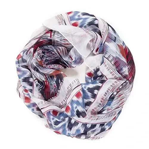 MELIFLUOS DESIGNED IN SPAIN Scarf for Women Lightweight Geometric Fashion For Summer Fall Scarves Shawl Wraps - 3