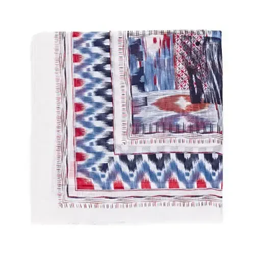 MELIFLUOS DESIGNED IN SPAIN Scarf for Women Lightweight Geometric Fashion For Summer Fall Scarves Shawl Wraps - 4