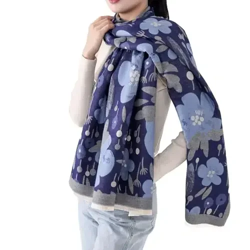 MELIFLUOS DESIGNED IN SPAIN Women's Fashion Scarves Long Shawl Cardigan Wrap Large Warm Long Scarves - MODAZONE