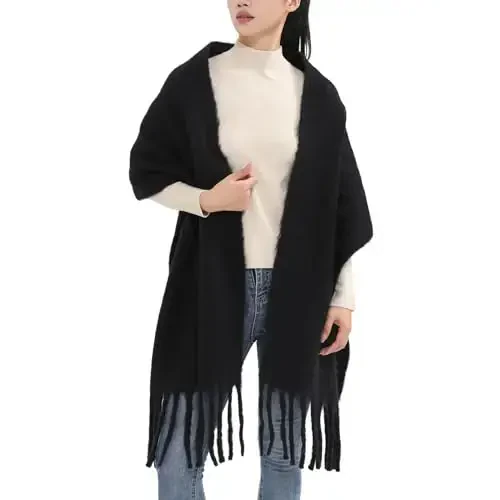 MELIFLUOS DESIGNED IN SPAIN Women's Fashion Scarves Long Shawl Cardigan Wrap Large Warm Long Scarves - 1