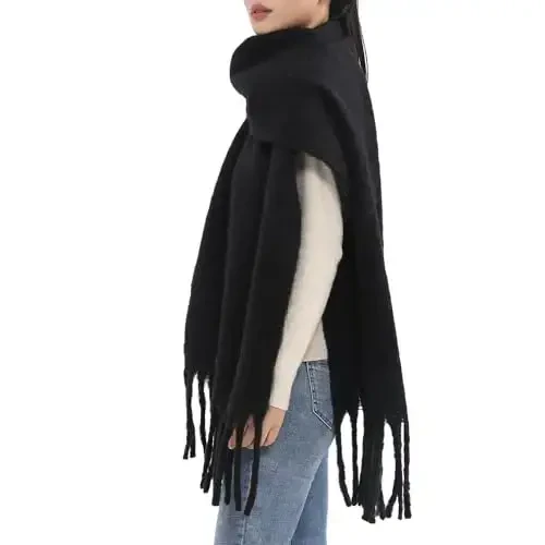 MELIFLUOS DESIGNED IN SPAIN Women's Fashion Scarves Long Shawl Cardigan Wrap Large Warm Long Scarves - 6