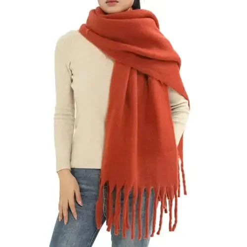 MELIFLUOS DESIGNED IN SPAIN Women's Fashion Scarves Long Shawl Cardigan Wrap Large Warm Long Scarves 