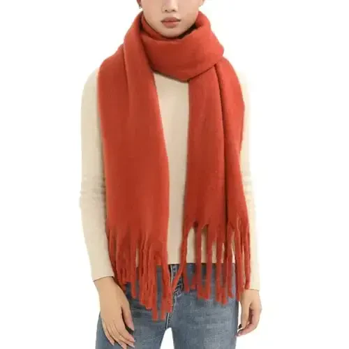 MELIFLUOS DESIGNED IN SPAIN Women's Fashion Scarves Long Shawl Cardigan Wrap Large Warm Long Scarves - 3