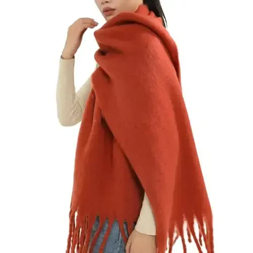 MELIFLUOS DESIGNED IN SPAIN Women's Fashion Scarves Long Shawl Cardigan Wrap Large Warm Long Scarves - 6