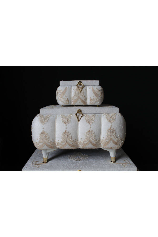 Melike Model Bridal Chest Set of 3 - 2