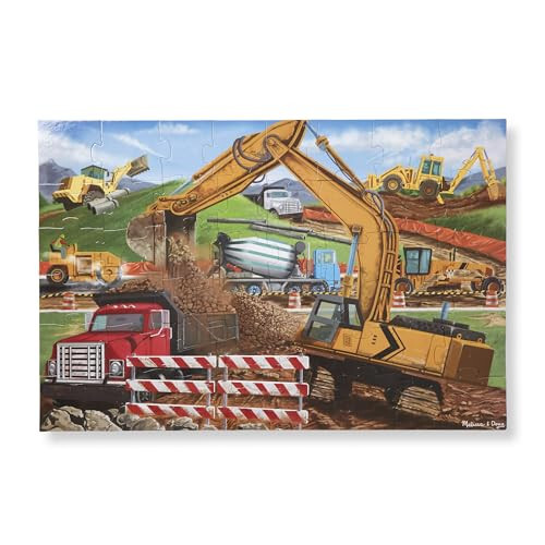 Melissa & Doug Building Site Jumbo Jigsaw Floor Puzzle - 48 pcs - FSC Certified - 11